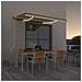 Tenda Automatica Sensore Vento e LED 350x250 cm Gialla Bianca - Foto miniatura 4