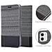 Custodia Compatibile Con Apple Iphone 12 Mini (5,4"" Zoll) In Grigio Nero - Coperchio Protettiva Con Chiusura Magnetica, Funzione Stand E Tasca Per Le Carte - Foto miniatura 6