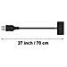 70 Cm Cavo Di Ricarica Per Batteria Micro Usb Per Dji Tello Drone Cavo Adattatore Rapido Per Caricatore, Compatibile Per Caricabatterie Con Interfaccia Usb - Foto miniatura 6