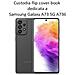 Smart Book Custodia Poket Silicone Flip Cover Case Per Samsung Galaxy A73 5g A736 Blu - Foto miniatura 2