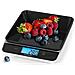 Ks100 Bk Bilancia Da Cucina | Bilancia Ad Alta Precisione Con Display Digitale Retroilluminato | Portata 1g / 5 Kg | Bilancia Con Ciotola Integrata Nera Da 1,2l | Funzione Tara | Ideale Per Cucina E Pasticceria - Foto miniatura 1