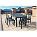 Atlantic Tavolo E 6 Sedie In Plastica Riciclata - Foto miniatura 1