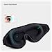 Maschera Per Gli Occhi Con Maschera Per Il Sonno 3d Per Il Pisolino Yoga Da Viaggio In Volo - Foto miniatura 2