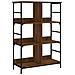 Libreria Rovere Marrone 78,5x33x117,5 Cm In Legno Multistrato - Foto miniatura 2
