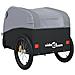 Rimorchio Da Bici Da Carico Nero E Grigio 45 Kg In Ferro - Foto miniatura 5