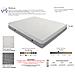 Materasso Singolo, Modello Italcare, Dimensione 90x190xh24 Cm, In Memory Foam E Puracell, Certificato Oeko-tex, Prodotto In Italia - Foto miniatura 4