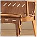 Sedia Da Cucina Con Schienale Sedia Da Bar Sgabello Marrone 72x55x70.5cm Hfst02-br - Foto miniatura 3