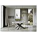 Tavolo Allungabile 90x160/420 Cm Volantis Telaio Antracite - Bianco Frassino - Foto miniatura 5