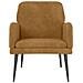 Poltrona Marrone 62x79x79 Cm Velluto - Foto miniatura 2