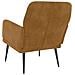 Poltrona Marrone 62x79x79 Cm Velluto - Foto miniatura 3