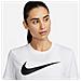 T-Shirt Swoosh Cw6967-100 Donna Taglia S Colore Bianco - Foto miniatura 6
