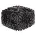 Pouf Mukki Finta Pelliccia Nero - Foto miniatura 2