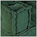 Pouf Modulare Verde 140x70x36 in Tessuto - Foto miniatura 3