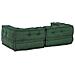 Pouf Modulare Verde 140x70x36 in Tessuto - Foto miniatura 8