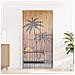 Tenda Antimosche Per Porte Stampa Palma 90x220 Cm Bambù - Foto miniatura 2
