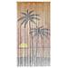 Tenda Antimosche Per Porte Stampa Palma 90x220 Cm Bambù - Foto miniatura 3