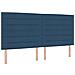Testiera Design Linee Blu 200 cm Tessuto - Foto miniatura 1