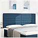 Testiera Design Linee Blu 200 cm Tessuto - Foto miniatura 2