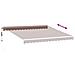 Tenda da Sole Retrattile Automatica con LED Marrone 400x350 cm - Foto miniatura 6