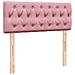 Giroletto a Molle con Materasso Rosa 120x190 cm in Velluto - Foto miniatura 5