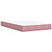 Giroletto a Molle con Materasso Rosa 120x190 cm in Velluto - Foto miniatura 7