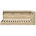 Letto con Scaffale Rovere Sonoma 100x200 cm Legno Ingegnerizzato - Foto miniatura 6