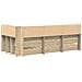 Letto con Scaffale Rovere Sonoma 100x200 cm Legno Ingegnerizzato - Foto miniatura 8