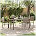 Set da Pranzo per Giardino 5 pcs Grigio 150 x 90 x 75 cm - Foto miniatura 2