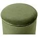 Pouf Contenitore Wenona Velluto Verde Scuro - Foto miniatura 5