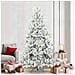 Albero di Natale Artificiale con Rami Pieghevoli Bianco 240 cm - Foto miniatura 2