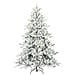 Albero di Natale Artificiale con Rami Pieghevoli Bianco 240 cm - Foto miniatura 3