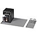 Set Tappetino Multifunzionale In Silicone Per Macchina Da Caffè - Protezione Piano Di Lavoro Con Vassoio, 61x40.5x1.1cm Grey - Foto miniatura 1