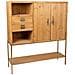 Credenza In Legno E Metallo Marrone 120x37,5x139,5h - Foto miniatura 1