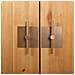 Credenza In Legno E Metallo Marrone 120x37,5x139,5h - Foto miniatura 7