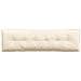 Cuscino per Schiena Crema 180 x 50 cm Tessuto in Cords - Foto miniatura 6