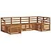 Set divani 6 pcs Naturale Legno di Acacia Massello - Foto miniatura 1