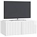 Mobile Porta TV da Muro Bianco Lucido 78,5 x 41 x 30 cm - Foto miniatura 2