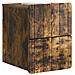 Mobiletto da notte a muro 2 pcs Rovere Fumo 33 x 34,5 x 43 cm - Foto miniatura 2