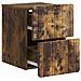 Mobiletto da notte a muro 2 pcs Rovere Fumo 33 x 34,5 x 43 cm - Foto miniatura 4