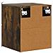 Mobiletto da notte a muro 2 pcs Rovere Fumo 33 x 34,5 x 43 cm - Foto miniatura 7