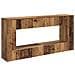 Tavolo consolle Rigato Legno vecchio 155 x 29 x 74 cm - Foto miniatura 1