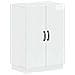 Mobile per scarpe HOORN 59,5 x 39,5 x 87 cm Bianco Lucido - Foto miniatura 1