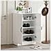 Mobile per scarpe HOORN 59,5 x 39,5 x 87 cm Bianco Lucido - Foto miniatura 2