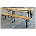 Set Birreria In Legno 2 Panche Cm 220x70x76h - Foto miniatura 5