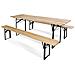Set Birreria In Legno 2 Panche Cm 220x70x76h - Foto miniatura 3