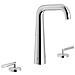 Batteria Lavabo 3 Fori Nobili Likid Lk00211/2cr, Cromo - Foto miniatura 1