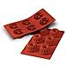 Stampo 6 Gugelhopfs 7x3,6cm Classic Silicone Terracotta - Foto miniatura 1