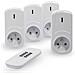 Kit Di 4 prese Telecomandate On / off + Telecomando - Foto miniatura 1