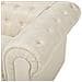 Poltrona Vintage In Tessuto Beige Chesterfield - Foto miniatura 21