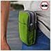 Borsello Cintura Smartphone Passante Cintura Moschettone Tracolla 2 Tasche Verde - Foto miniatura 5